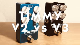 Timmy V2 vs V3, Extreme Settings Used! 5th Anniversary, Vox AC15C1, Gibson Les Paul, Looper