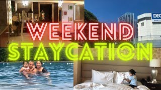 RICH VLOGS: WEEKEND STAYCATION | CRIMSON HOTEL