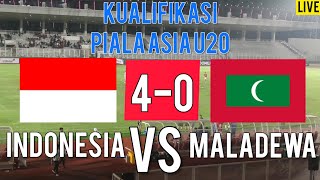 LIVE INDONESIA U20 VS MALADEWA U20 - BABAK KEDUA PERTANDINGAN KUALIFIKASI PIALA ASIA U20! TIMNASDAY