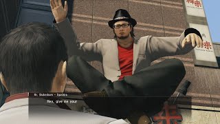 why does everyone start flying in kamurocho?