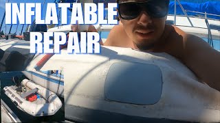 How to repair/patch an inflatable boat