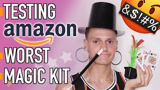 TESTING Amazon's LOWEST Rated MAGIC KIT *Drunk* - Philip Green