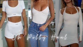 OH POLLY TRY ON HAUL | new denim, basics & bo and tee!