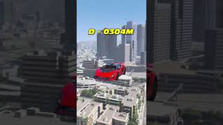 How far can Lamborghini Invencible jump GTA 5 #shorts