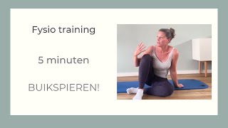 5 minuten buikspieroefeningen! - Fysio training