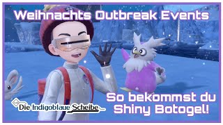 So bekommst du Shiny Botogel / Weihnachts Outbreak Event Pokemon Karmesin Purpur Indigoblaue Scheibe