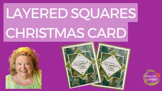 Checking out more than a dozen Christmas card designs and making a simple layered card, too!