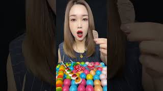 ASMR mukbang challenge unique treats #asmr  #mukbang #eating #asmrcandy