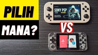 Pilih Mana Data Frog M17 vs Powkiddy Q90 untuk Main Game Retro PS1 ??