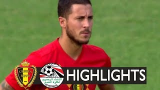 BELGIUM 3-0 EGYPT - All Goals & Extended Highlights - 06/06/2018 HD