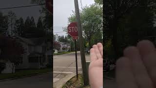 how to gaze at a stop sign