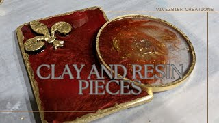 Air Dry Clay and Resin Trinket Dish (Clay Dish Attempt 2)