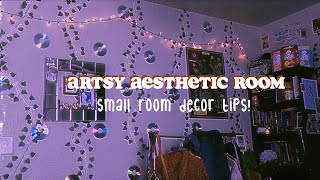 how to have an artsy aesthetic room! (even if it’s small) | small room decor/ transformation✨