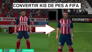 TUTORIAL cómo crear kits de FIFA de psp desde kits de PES/eFootball