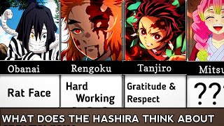 What Hashira Think about Giyu Tomioka ?