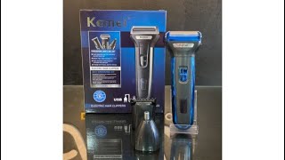 Unboxing - Aparador de Pelo Kemei 3 em 1