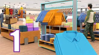 Clothing Store Simulator | Gameplay Day 1 (Tutorial)