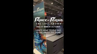 Back in Oct, we took Prince of Persia The Lost Crown to EGX. Here's what people had to say! 🎮 🤴