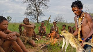 Monkey Hunting Adventure: Hadzabe Tribe's Wild Game Cooking | Africa