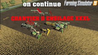 😁(FS19) MEGA  CHANTIER D'ENSILAGE XXXXL ON CONTINUE EP 02 😂 (MULTI)🚜