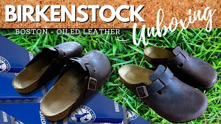 BIRKENSTOCK: Boston Oiled Leather (Habana)