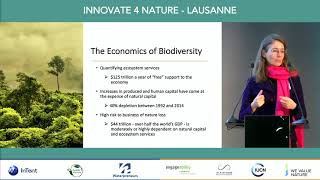 Innovate 4 Nature Lausanne   Keynote   Nicole Schwab World Economic Forum   Transition to a Nature P