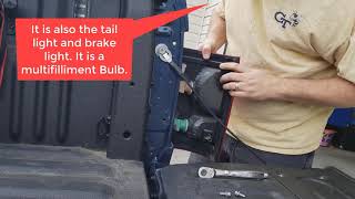 Changing tail light bulb on a Ford F-150 2016