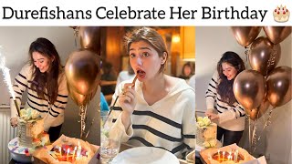 Durefishaan Celebrites Her Birthday viral video #trending #Durefishaan