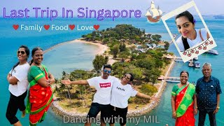 இந்தியாவுக்கு கிளம்ப போறாங்க  | Last Trip In Singapore | Kusu Island | Tamil Vlog | Love Family