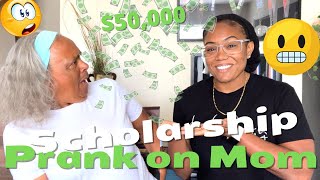 My 50,000 Scholarship Prank on Mom😆😂 | Must Watch | TheperkinsTube