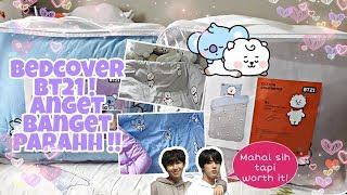 BT21 BLANKET/BED COVER/COTTON COMFORTER NARA HOMEDECO RJ & KOYA REVIEW [ INDONESIA ]