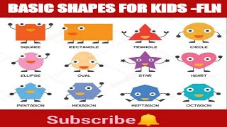 Shapes for kids/Basic shapes in maths/  #fln #shapes #basicshapesinmaths