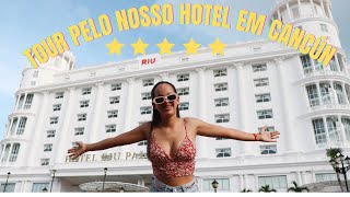 TOUR COMPLETO PELO NOSSO HOTEL EM CANCÚN! RIU CARIBE CANCÚN ALL INCLUSIVE VALE A PENA?