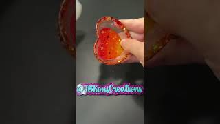 Fall Theme RESIN Trinket Dish!🍁🍂 | Easy Epoxy Resin Project | #resincrafts #autumnvibes #shorts