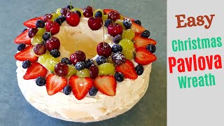 Christmas Pavlova Wreath