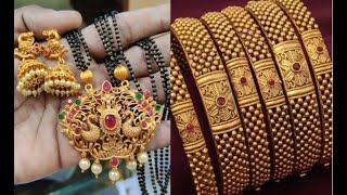 Awesome Bangles with Attractive Dollar Chain and Earrings!!!