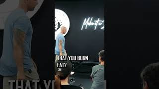 When you sleep is when you burn fat