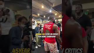 Floyd Mayweather RESPONDS TO CRITICS for doing Exhibitions Deji