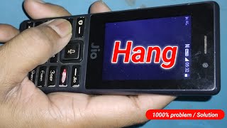 hang on logo jiobharat| Hang problem solution jio phone