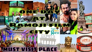 Ramoji film city|| Hyderabad|| must visit place|| Bahubali sets|| One day at RAMOJI FILM CITY||