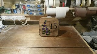 making a house number