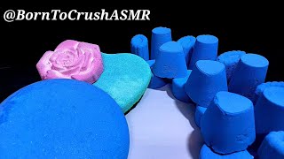 Blue Baking Soda Crush | Pink & Green Gym Chalk  Reforms | Satisfying | ASMR Baking Soda |