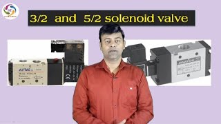 how to understand 3/2 way and 5/2 way solenoid  valve pneumatic connection diagram . PART- 01