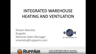 HVAC Design for Warehouses and Other Large Open Spaces 4.26.22