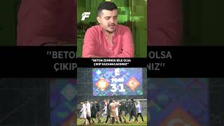 🗣️ Burak Özdemir "Beton zeminde bile olsa çıkıp kazanacaksınız."