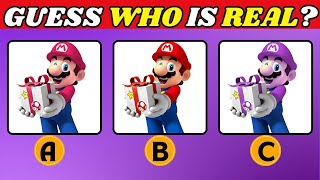 Guess the Real Mario Characters in 5 Seconds | Mario Edition🍄