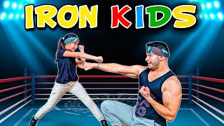 Incrementa tu FUERZA 👊 con este EJERCICIO 🔥 Aerobox KICKBOXING KIDS 🌈