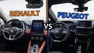 Peugeot 2008 & Renault Captur - cyfrowe zegary, rozbudowane multimedia, nastrojowe oświetlenie