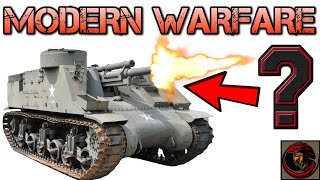 Could a WW2 M7 Priest be used for Modern Warfare Artillery Combat?