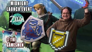 Zelda Tears of the Kingdom Midnight Launch at The Gamesmen